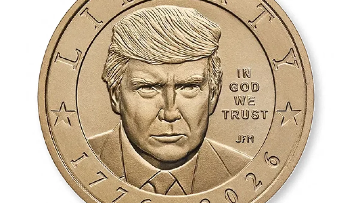 Gli Stati Uniti lanciano una moneta da 1 dollaro con il volto di Trump: cosa sapere