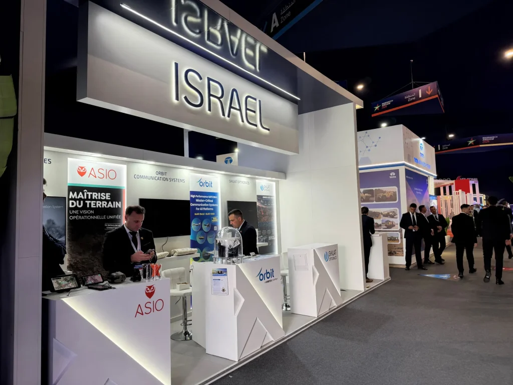 Israele apre il primo padiglione in assoluto alla fiera della difesa del Marocco