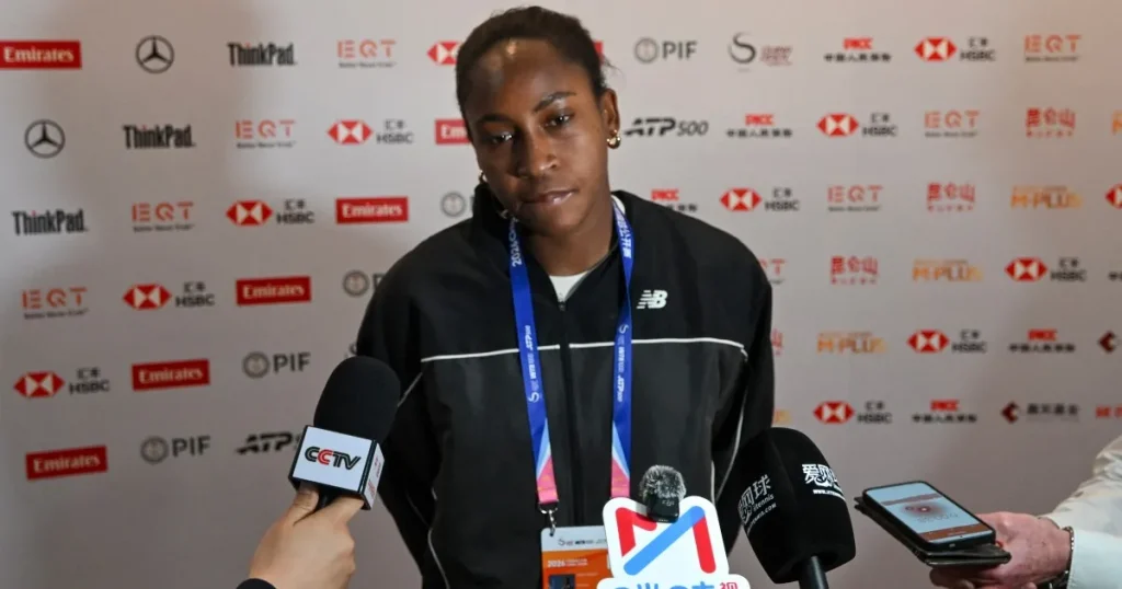 Coco Gauff afferma che gli abusi razzisti online si stanno "svuotando" dopo l'uscita del China Open