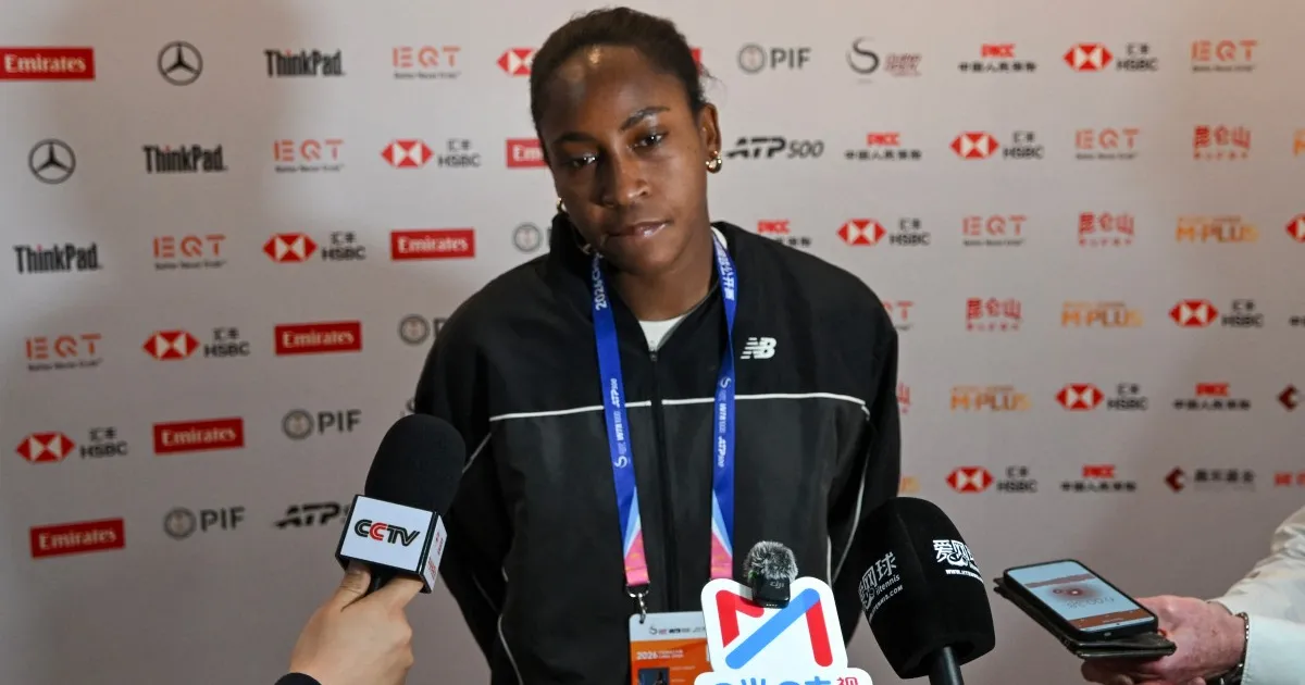Coco Gauff afferma che gli abusi razzisti online si stanno "svuotando" dopo l'uscita del China Open
