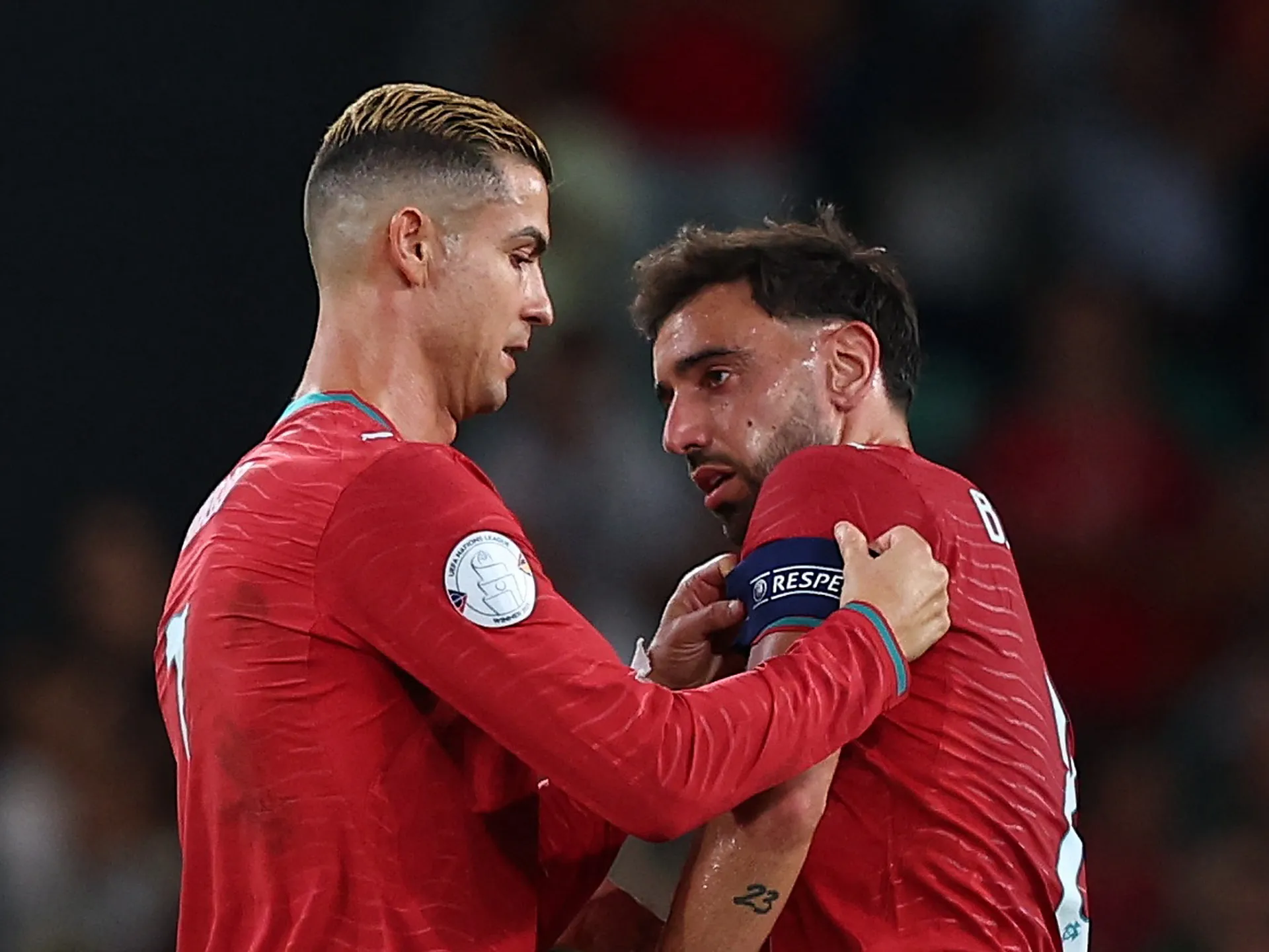 Fernandes chiama Ronaldo e nega la spaccatura del Portogallo in vista della partita con la Norvegia