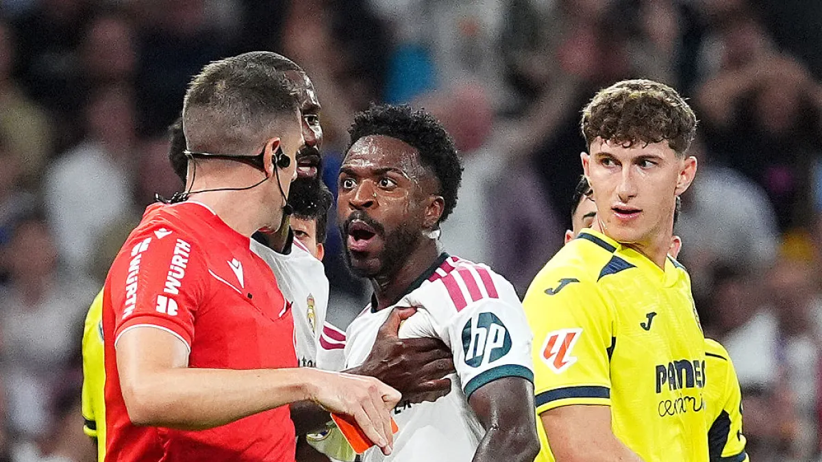 Il Real Madrid batte il Villarreal 1-0 ma Vinicius viene espulso per tirata di capelli