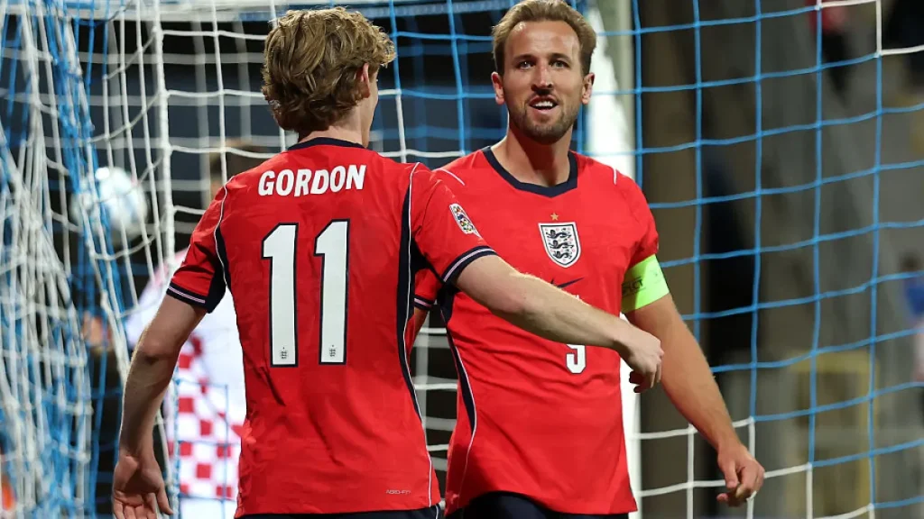 L'Inghilterra batte la Croazia 7-0 nella Nations League mentre la corsa al gol di Kane continua