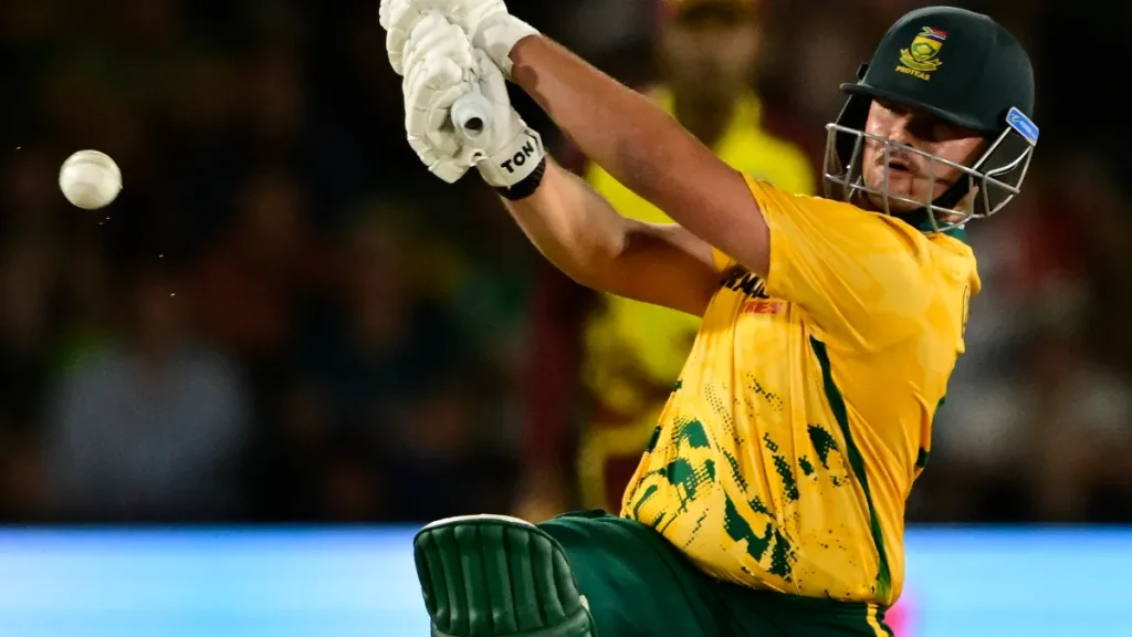 Pretorius del Sud Africa infrange il record di cricket T20 di Gayle