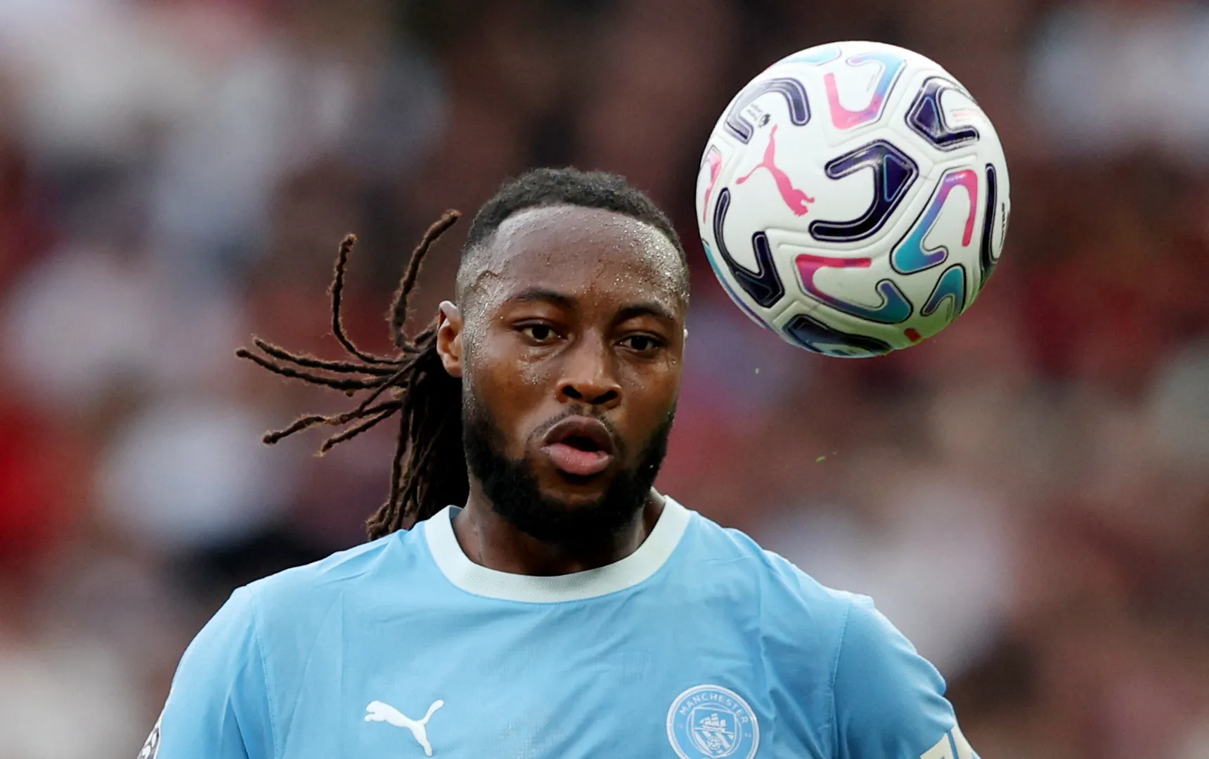Semenyo del Manchester City fuori per un massimo di otto settimane a causa di un infortunio al ginocchio